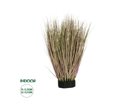 GloboStar® Artificial Garden GRASS BUSH 21170 Τεχνητό Διακοσμητικό Φυτό Θάμνος Γρασίδι Μ30 x Π20 x Υ65cm