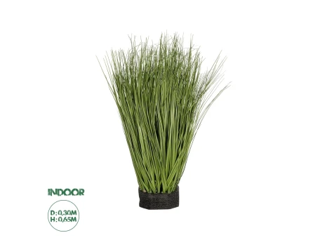 GloboStar® Artificial Garden GRASS BUSH 21172 Τεχνητό Διακοσμητικό Φυτό Θάμνος Γρασίδι Μ30 x Π20 x Υ65cm