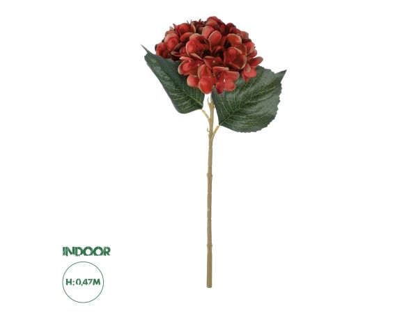 GloboStar® Artificial Garden RED HYDRANGEA BRANCH 21174 Τεχνητό Διακοσμητικό Κλαδί Ορτανσίας Κόκκινο Y47cm GloboStar® Artificial Garden RED HYDRANGEA BRANCH 21174 Τεχνητό Διακοσμητικό Κλαδί Ορτανσίας Κόκκινο Y47cm