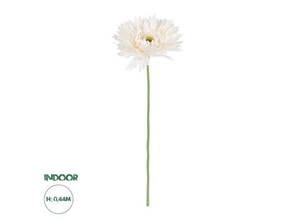 GloboStar® Artificial Garden PALE PINK GERBERABRANCH 21204 Τεχνητό Διακοσμητικό Κλαδί Ζέρμπερας Απαλό Ροζ Y44cm