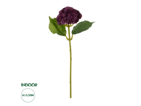 GloboStar® Artificial Garden HOT PINK SEDUM BRANCH 21344 Τεχνητό Διακοσμητικό Κλαδί Ροζ Σέδο Y38cm