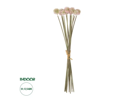 GloboStar® Artificial Garden PALE PINK DANDELION BOUQET 21361 Τεχνητό Διακοσμητικό Ταραξάκο Μπουκέτο Y54cm