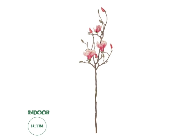 GloboStar® Artificial Garden WHITE - PINK MAGNOLIA 21416 Τεχνητό Διακοσμητικό Κλαδί Ροζ Μανόλια Μ30 x Π13 x Υ110cm GloboStar® Artificial Garden WHITE - PINK MAGNOLIA 21416 Τεχνητό Διακοσμητικό Κλαδί Ροζ Μανόλια Μ30 x Π13 x Υ110cm
