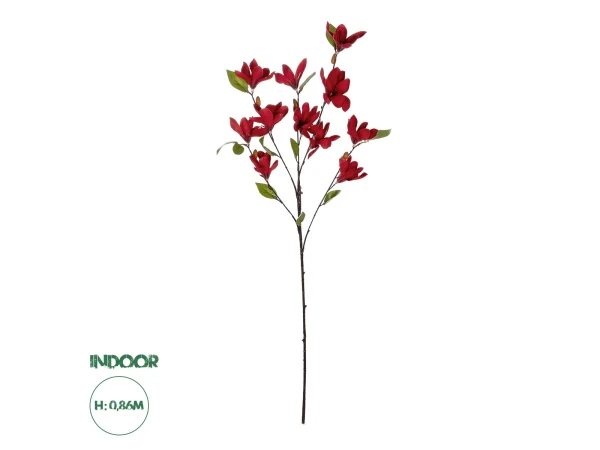 GloboStar® Artificial Garden RED MAGNOLIA BRANCH 21422 Τεχνητό Διακοσμητικό Κλαδί Κόκκινη Μανόλια Y86cm GloboStar® Artificial Garden RED MAGNOLIA BRANCH 21422 Τεχνητό Διακοσμητικό Κλαδί Κόκκινη Μανόλια Y86cm