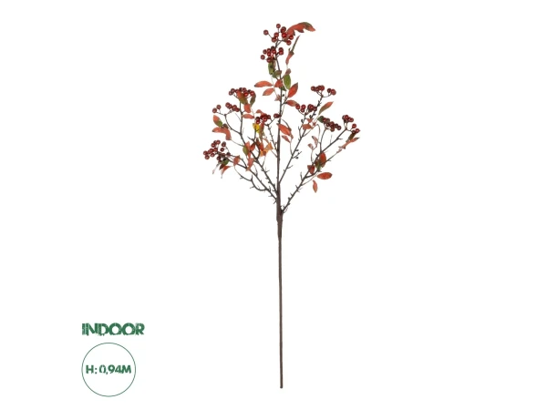 GloboStar® Artificial Garden BROWN BERRIES FRUIT BRANCH 21444 Τεχνητό Διακοσμητικό Κλαδί Κάφε Γκί Y94cm GloboStar® Artificial Garden BROWN BERRIES FRUIT BRANCH 21444 Τεχνητό Διακοσμητικό Κλαδί Κάφε Γκί Y94cm
