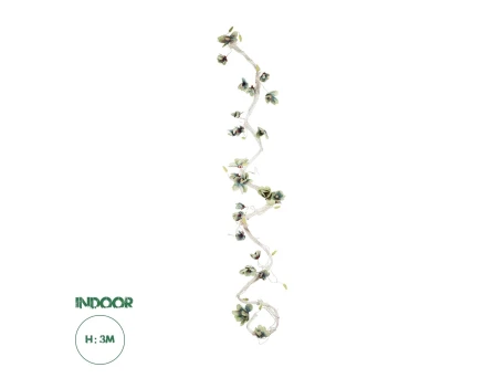 GloboStar® Artificial Garden MANGOLIA FLOWER VINE 21470 Τεχνητό Διακοσμητικό Κλαδί Μανόλιας  Y300cm