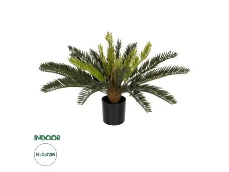 GloboStar® Artificial Garden CYCAS 21474 Τεχνητό Διακοσμητικό Φυτό Κύκας Υ42cm