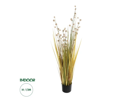 GloboStar® Artificial Garden CRASPEDIA GRASS 21479 Τεχνητό Διακοσμητικό Φυτό Κρασπέδια  Υ120cm
