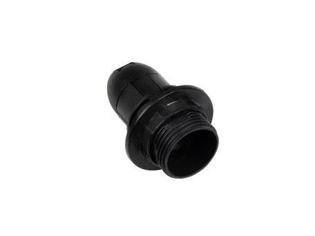 GloboStar® 78961 ΣΕΤ Ντουί E14 με Ροδέλα Πλαστικό Μάυρο DIY