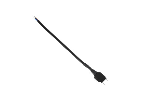 GloboStar® 226034 Connector AC/DC Max 50m Τροφοδοσίας Για Όλες τις Μονόχρωμες Epistar Wide Ταινίες LED Διπλής Σειράς DC 230V 2 Pin Μ25 x Π2.3 x Y0.8cm