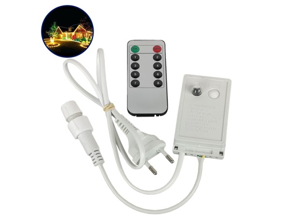 Ασύρματος Controller Αδιάβροχος IP44 AC/DC 230 Volt για έως 100 μέτρα Φωτοσωλήνα LED GloboStar 22515