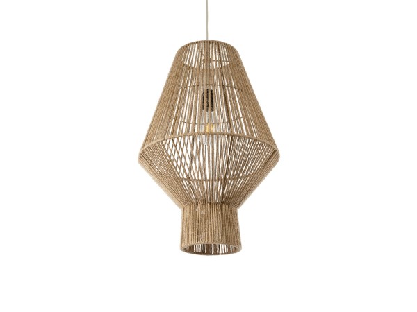 GLOBOSTAR® CAYMAN 01853 Boho Κρεμαστό Φωτιστικό Οροφής με Ντουί 1 x E27 AC 220-240V IP20 - Μπεζ - Μ40 x Π40 x Υ60cm GLOBOSTAR® CAYMAN 01853 Boho Κρεμαστό Φωτιστικό Οροφής με Ντουί 1 x E27 AC 220-240V IP20 - Μπεζ - Μ40 x Π40 x Υ60cm