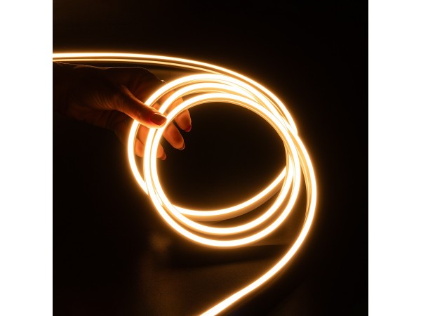 kelvo® NEONPRO KLV-101-0061 Ταινία Neon Flex LED 10W/m 1200lm/m 120° DC 48V Αδιάβροχο IP65 120 x SMD2835 Chip/m Θερμό Λευκό 2700K Dimmable - Lumileds SMD Chip - Μ100 x Π0.6 x Υ1.2cm - 6 Χρόνια Εγγύηση