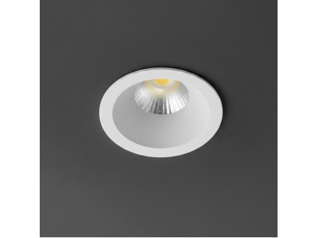 kelvo® DOT KLV-101-0304 Χωνευτό Φωτιστικό Downlight Σποτ LED 5W 650lm 38° AC 220-240V IP20 Φυσικό Λευκό 4500K - Bridgelux COB Chip & TÜV SÜD Driver - Λευκό Ματ - Μ4 x Π4 x Υ5.9cm / Q3.5cm - 5 Χρόνια Εγγύηση