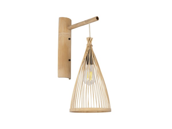 GLOBOSTAR® ARIDA 01970 Boho Φωτιστικό Τοίχου - Απλίκα με Ντουί 1 x E27 AC 220-240V IP20 - Μπεζ - Μ21 x Π30 x Υ55cm GLOBOSTAR® ARIDA 01970 Boho Φωτιστικό Τοίχου - Απλίκα με Ντουί 1 x E27 AC 220-240V IP20 - Μπεζ - Μ21 x Π30 x Υ55cm