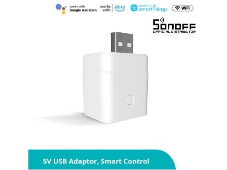 GloboStar® 80014 SONOFF MICRO-R2 - Wi-Fi Smart Switch 5V USB Smart Adaptor