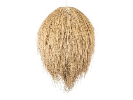 GLOBOSTAR® ARCHIPELAGO 01913 Boho Κρεμαστό Φωτιστικό Οροφής με Ντουί 1 x E27 AC 220-240V IP20 - Μπεζ - Μ80 x Π80 x Υ100cm