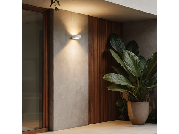 kelvo® AURA KLV-101-0115 Φωτιστικό Τοίχου / Απλίκα LED 7W 875lm 45° AC 220-240V Αδιάβροχο IP65 Θερμό Λευκό 2700K - Bridgelux COB Chip & TÜV SÜD Driver - Λευκό Ματ - Μ15 x Π13 x Υ4.5cm - 5 Χρόνια Εγγύηση kelvo® AURA KLV-101-0115 Φωτιστικό Τοίχου / Απλίκα LED 7W 875lm 45° AC 220-240V Αδιάβροχο IP65 Θερμό Λευκό 2700K - Bridgelux COB Chip & TÜV SÜD Driver - Λευκό Ματ - Μ15 x Π13 x Υ4.5cm - 5 Χρόνια Εγγύηση