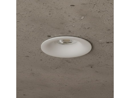 kelvo® OMICRON KLV-101-0035 Χωνευτό Φωτιστικό Downlight Σποτ για Λάμπα MR16 με Ντουί GU10 AC 220-240V IP20 - Λευκό Ματ - Μ8.5 x Π8.5 x Υ3cm / Q7.5cm