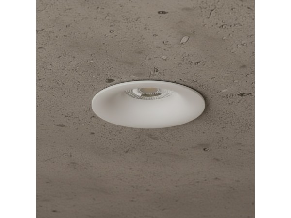 kelvo® OMICRON KLV-101-0035 Χωνευτό Φωτιστικό Downlight Σποτ για Λάμπα MR16 με Ντουί GU10 AC 220-240V IP20 - Λευκό Ματ - Μ8.5 x Π8.5 x Υ3cm / Q7.5cm