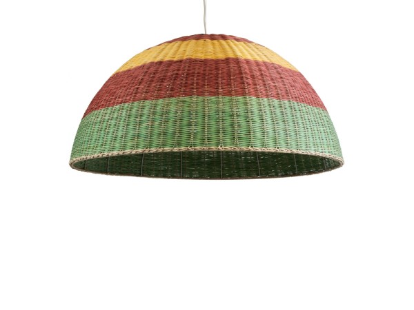 GLOBOSTAR® CABALLEROS 02062 Boho Κρεμαστό Φωτιστικό Οροφής με Ντουί 1 x E27 AC 220-240V IP20 - Πολύχρωμο - Μ100 x Π100 x Υ53cm