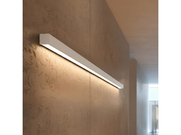 kelvo® ORION KLV-101-0363-V3 Γραμμικό Φωτιστικό Τοίχου / Απλίκα LED 72W 7200lm 120° AC 220-240V IP20 Ρυθμιζόμενο Λευκό CCT με Χειριστήριο από 2700K έως 6000K Dimmable - Lumileds SMD Chip - Λευκό Ματ - Μ120 x Π5 x Υ7.5cm - 3 Χρόνια Εγγύηση