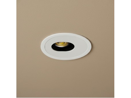 kelvo® ASYMMETRICAL KLV-101-0133 Χωνευτό Φωτιστικό Downlight Σποτ LED 7W 875lm 15°x30° AC 220-240V IP20 Φυσικό Λευκό 4500K - Bridgelux COB Chip & TÜV SÜD Driver - Λευκό Ματ - Μ8.3 x Π8.3 x Υ8.2cm / Q7.3cm - 5 Χρόνια Εγγύηση