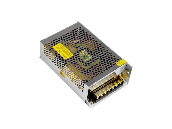 GloboStar® 68730 Μεταλλικό Τροφοδοτικό PELV για Προϊόντα LED 200W 16.5A - AC 220-240V σε DC 12V - IP20 L16 x W10 x H5cm - 2 Χρόνια Εγγύηση