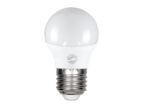 GLOBOSTAR® SPHERE 60018 Λάμπα E27 G45 LED 4W 400lm 260° AC 220-240V IP20 Ψυχρό Λευκό 6000K - Lumileds SMD Chip - Λευκό Γαλακτερό - Μ4.5 x Π4.5 x Υ7.8cm - 3 Χρόνια Εγγύηση