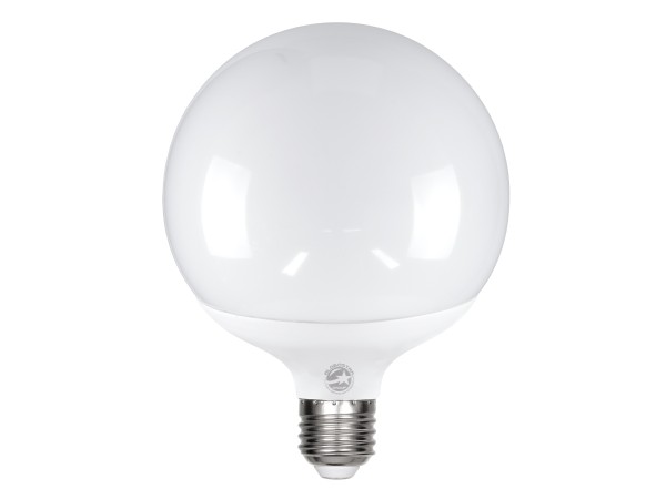 GLOBOSTAR® BUBBLE 60044 Λάμπα E27 G125 LED 20W 1880lm 260° AC 220-240V IP20 Θερμό Λευκό 2700K - Lumileds SMD Chip - Λευκό Γαλακτερό - Μ6 x Π6 x Υ11.9cm - 3 Χρόνια Εγγύηση