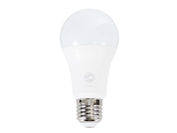 GLOBOSTAR® GLOBE 60050 Λάμπα E27 A60 LED 15W 1410lm 260° AC 220-240V IP20 Θερμό Λευκό 2700K Dimmable - Lumileds SMD Chip - Λευκό Γαλακτερό - Μ6 x Π6 x Υ11.9cm - 3 Χρόνια Εγγύηση