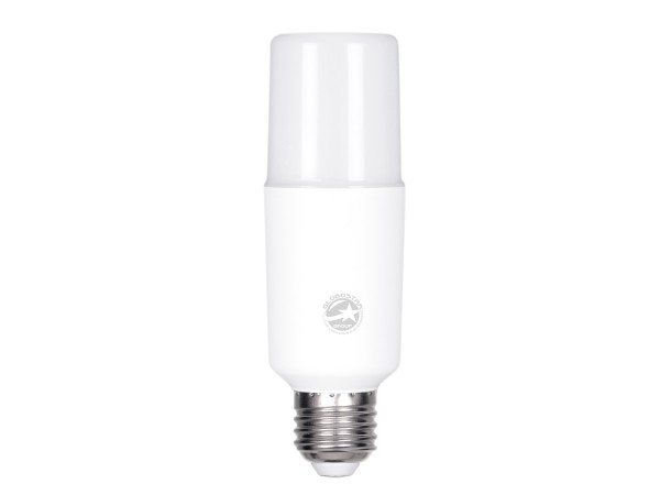 GLOBOSTAR® STICK 60059 Λάμπα E27 LED 14W 1540lm 260° AC 220-240V Αδιάβροχο IP54 Θερμό Λευκό 2700K - Lumileds SMD Chip - Λευκό Γαλακτερό - Μ4.5 x Π4.5 x Υ13.7cm - 3 Χρόνια Εγγύηση