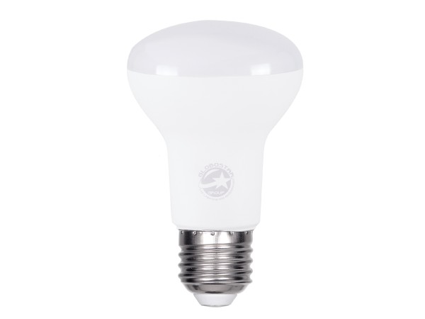GloboStar® SPOTBULB 60080 Λάμπα E27 R63 LED 10W 940lm 120° AC 220-240V IP20 Θερμό Λευκό 2700K - Lumileds SMD Chip - Λευκό Γαλακτερό - Μ6.3 x Π6.3 x Υ10.4cm - 3 Χρόνια Εγγύηση