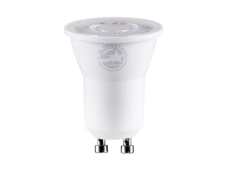 GLOBOSTAR® TINO 60112 Σποτ GU10 MR11 LED 3W 315lm 38° AC 220-240V IP20 Φυσικό Λευκό 4500K - Bridgelux SMD Chip - Μ3.5 x Π3.5 x Υ4cm - 3 Χρόνια Εγγύηση