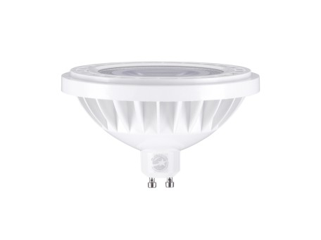 GLOBOSTAR® BEAMAR 60126 Σποτ GU10 AR111 LED 15W 1500lm 12° AC 220-240V IP20 Ψυχρό Λευκό 6000K - Μ11 x Π11 x Υ6.6cm - 3 Χρόνια Εγγύηση