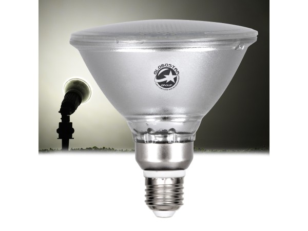 GLOBOSTAR® GARDENPAR 60227 Σποτ E27 PAR38 Σκληρού Υάλου LED 18W 1900lm 60° AC 220-240V Αδιάβροχο IP65 Φυσικό Λευκό 4500K - Lumileds SMD Chip - Μ12 x Π12 x Υ13cm - 3 Χρόνια Εγγύηση GLOBOSTAR® GARDENPAR 60227 Σποτ E27 PAR38 Σκληρού Υάλου LED 18W 1900lm 60° AC 220-240V Αδιάβροχο IP65 Φυσικό Λευκό 4500K - Lumileds SMD Chip - Μ12 x Π12 x Υ13cm - 3 Χρόνια Εγγύηση