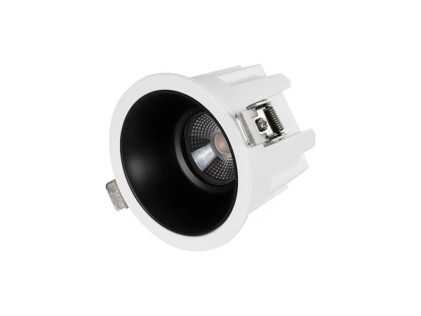 GLOBOSTAR® DUSTY 60341 Χωνευτό Downlight Σποτ LED 12W 1320lm 45° AC 220-240V Αδιάβροχο IP65 Θερμό Λευκό 2700K - Bridgelux COB Chip & TÜV SÜD Driver - Λευκό & Μαύρο Ματ - Μ8.5 x Π8.5 x Υ7cm m / Q7.2cm - 5 Χρόνια Εγγύηση