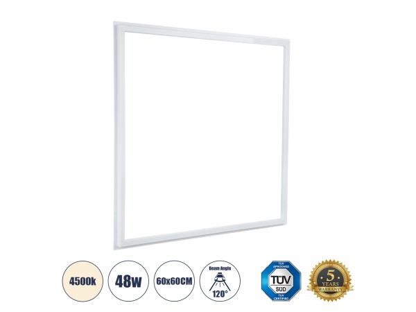 GLOBOSTAR® FRAMELIN 60369 Χωνευτό Panel Οροφής 60x60 LED 48W 5520lm 120° CRI≥85Ra UGR<19 AC 220-240V IP20 Φυσικό Λευκό 4500K - Lumileds SMD Chip & TÜV SÜD Driver - Λευκό Γαλακτερό - Μ60 x Π60 x Υ1.5cm / Q56 x 56cm - 5 Χρόνια Εγγύηση GLOBOSTAR® FRAMELIN 60369 Χωνευτό Panel Οροφής 60x60 LED 48W 5520lm 120° CRI≥85Ra UGR<19 AC 220-240V IP20 Φυσικό Λευκό 4500K - Lumileds SMD Chip & TÜV SÜD Driver - Λευκό Γαλακτερό - Μ60 x Π60 x Υ1.5cm / Q56 x 56cm - 5 Χρόνια Εγγύηση