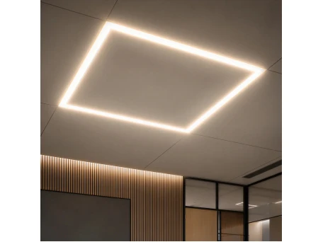 GLOBOSTAR® FRAMELIN 60370 Χωνευτό Panel Οροφής 60x60 LED 48W 5280lm 120° CRI≥85Ra UGR<19 AC 220-240V IP20 Θερμό Λευκό 2700K - Lumileds SMD Chip & TÜV SÜD Driver - Λευκό Γαλακτερό - Μ60 x Π60 x Υ1.5cm / Q56 x 56cm - 5 Χρόνια Εγγύηση