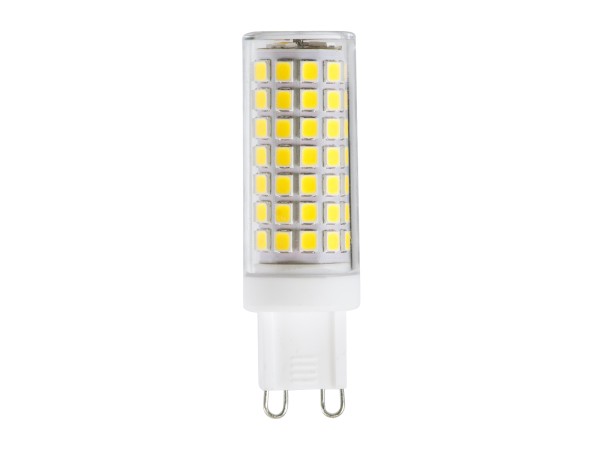 GLOBOSTAR® TUBΙTO 60390 Λάμπα G9 63mm LED 4W 584lm 360° AC 220-240V IP20 Ψυχρό Λευκό 6000K Dimmable - Lumileds SMD Chip - Μ1.8 x Π1.8 x Υ6.3cm - 3 Χρόνια Εγγύηση