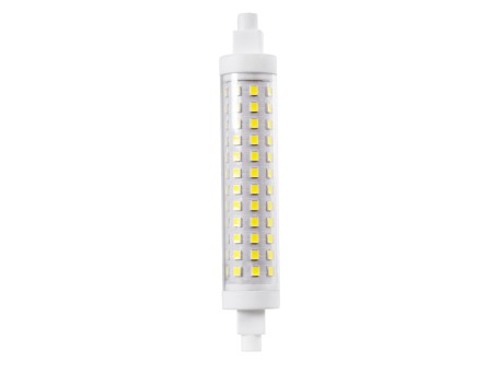 GLOBOSTAR® TUBINI 60396 Λάμπα R7S 118mm LED 12W 1452lm 360° AC 220-240V IP20 Ψυχρό Λευκό 6000K - Lumileds SMD Chip - Μ11.8 x Π2.2 x Υ2.2cm - 3 Χρόνια Εγγύηση