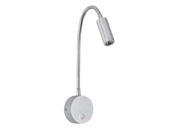 GLOBOSTAR® GOOSE 60879 Μοντέρνο Φωτιστικό Τοίχου - Απλίκα Ξενοδοχείου Reading Light LED 3W 300lm 36° AC 220-240V IP20 Φυσικό Λευκό 4500K - CREE XPE Chip & TÜV SÜD Driver - Σατινέ Νίκελ Βούρτσας - Μ6.5 x Π15 x Υ24.5cm - 3 Χρόνια Εγγύηση GLOBOSTAR® GOOSE 60879 Μοντέρνο Φωτιστικό Τοίχου - Απλίκα Ξενοδοχείου Reading Light LED 3W 300lm 36° AC 220-240V IP20 Φυσικό Λευκό 4500K - CREE XPE Chip & TÜV SÜD Driver - Σατινέ Νίκελ Βούρτσας - Μ6.5 x Π15 x Υ24.5cm - 3 Χρόνια Εγγύηση