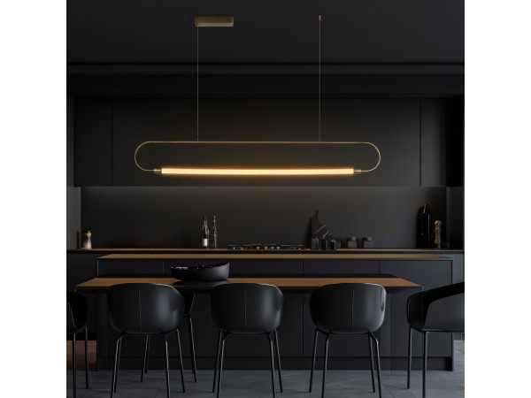 kelvo® GLOW KLV-101-0177 Κρεμαστό Φωτιστικό Οροφής LED 15W 1500lm 360° AC 220-240V IP20 Ρυθμιζόμενο Λευκό CCT με Χειριστήριο από 2700K έως 6000K Dimmable - Lumileds SMD Chip - Χρυσό Πλατίνα - Μ120 x Π3 x Υ17cm - 3 Χρόνια Εγγύηση kelvo® GLOW KLV-101-0177 Κρεμαστό Φωτιστικό Οροφής LED 15W 1500lm 360° AC 220-240V IP20 Ρυθμιζόμενο Λευκό CCT με Χειριστήριο από 2700K έως 6000K Dimmable - Lumileds SMD Chip - Χρυσό Πλατίνα - Μ120 x Π3 x Υ17cm - 3 Χρόνια Εγγύηση