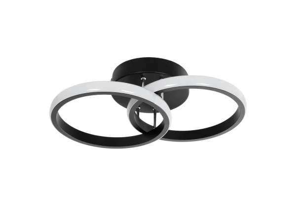 GLOBOSTAR® CORA 61058 Μοντέρνο Φωτιστικό Οροφής LED 18W 2160lm 300° AC 220-240V IP20 Ρυθμιζόμενο Λευκό CCT με On/Off 2700K/4500K/6000K - Lumileds SMD Chip - Μαύρο Ματ - Μ36 x Π20.5 x Υ7cm - 3 Χρόνια Εγγύηση GLOBOSTAR® CORA 61058 Μοντέρνο Φωτιστικό Οροφής LED 18W 2160lm 300° AC 220-240V IP20 Ρυθμιζόμενο Λευκό CCT με On/Off 2700K/4500K/6000K - Lumileds SMD Chip - Μαύρο Ματ - Μ36 x Π20.5 x Υ7cm - 3 Χρόνια Εγγύηση