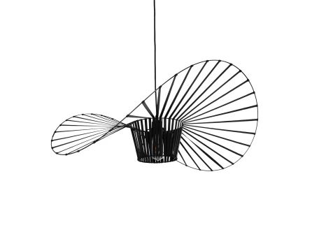 GLOBOSTAR® LUMINOVA 61466 Μοντέρνο Κρεμαστό Φωτιστικό Οροφής με Ντουί 1 x E27 AC 220-240V IP20 - Μαύρο - Μ80 x Π80 x Υ30cm