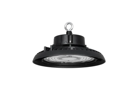 GLOBOSTAR® INDUSTRY 61501 Βιομηχανικό Φωτιστικό Καμπάνα High Bay UFO LED 150W 22500lm 90° AC 220-240V Αδιάβροχο IP65 Φυσικό Λευκό 5000K - Sanan Opto SMD Chip & TÜV SÜD Driver - Μαύρο Ματ - Μ26.5 x Π26.5 x Υ15cm - 5 Χρόνια Εγγύηση