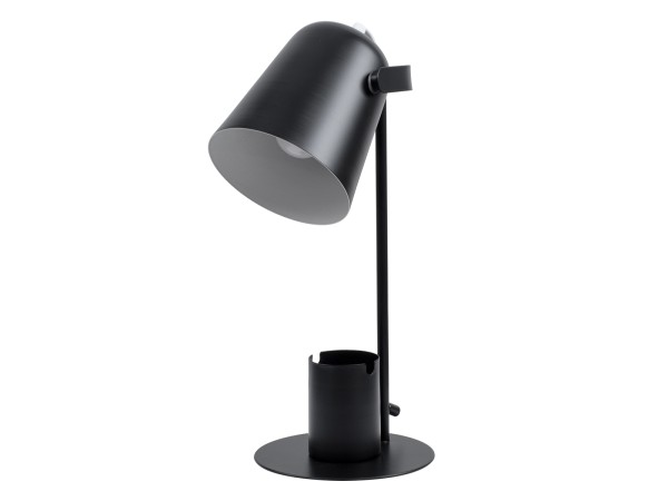 GLOBOSTAR® PENCASE 61563 Μοντέρνο Επιτραπέζιο Φωτιστικό Πορτατίφ με Ντουί 1 x E27 AC 220-240V IP20 - Μαύρο - Μ12 x Π15 x Υ38cm GLOBOSTAR® PENCASE 61563 Μοντέρνο Επιτραπέζιο Φωτιστικό Πορτατίφ με Ντουί 1 x E27 AC 220-240V IP20 - Μαύρο - Μ12 x Π15 x Υ38cm