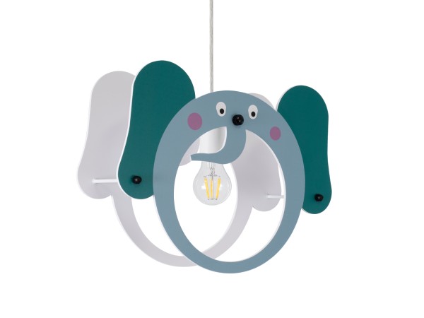 GLOBOSTAR® ELEPHANT 61578 Παιδικό Κρεμαστό Φωτιστικό Οροφής με Ντουί 1 x E27 AC 220-240V IP20 - Πολύχρωμο - Μ37.7 x Π15.5 x Υ31.5cm GLOBOSTAR® ELEPHANT 61578 Παιδικό Κρεμαστό Φωτιστικό Οροφής με Ντουί 1 x E27 AC 220-240V IP20 - Πολύχρωμο - Μ37.7 x Π15.5 x Υ31.5cm