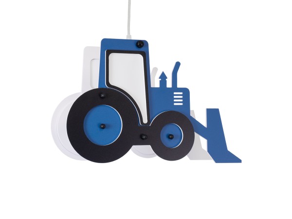 GLOBOSTAR® TRACTOR 61580 Παιδικό Κρεμαστό Φωτιστικό Οροφής με Ντουί 1 x E27 AC 220-240V IP20 - Πολύχρωμο - Μ40 x Π15.5 x Υ26.5cm