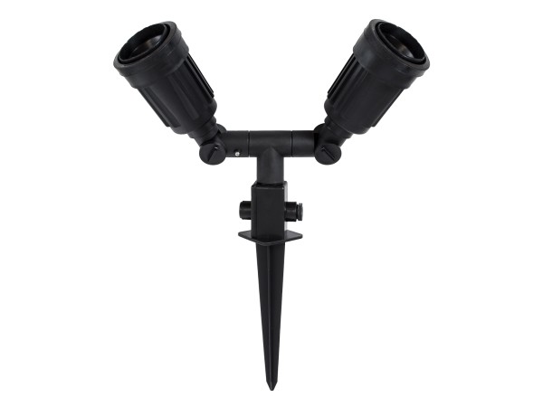 GloboStar® GRASEDO 61614 Καρφωτή Βάση Κήπου με 2 Ντουί E27 για Λάμπες Σποτ PAR38 - Αδιάβροχη IP67 - Υψηλής Αντοχής ABS - VDE Certified - Μ25 x Π7.5 x Υ43.5cm - Μαύρο - 5 Years Warranty GloboStar® GRASEDO 61614 Καρφωτή Βάση Κήπου με 2 Ντουί E27 για Λάμπες Σποτ PAR38 - Αδιάβροχη IP67 - Υψηλής Αντοχής ABS - VDE Certified - Μ25 x Π7.5 x Υ43.5cm - Μαύρο - 5 Years Warranty